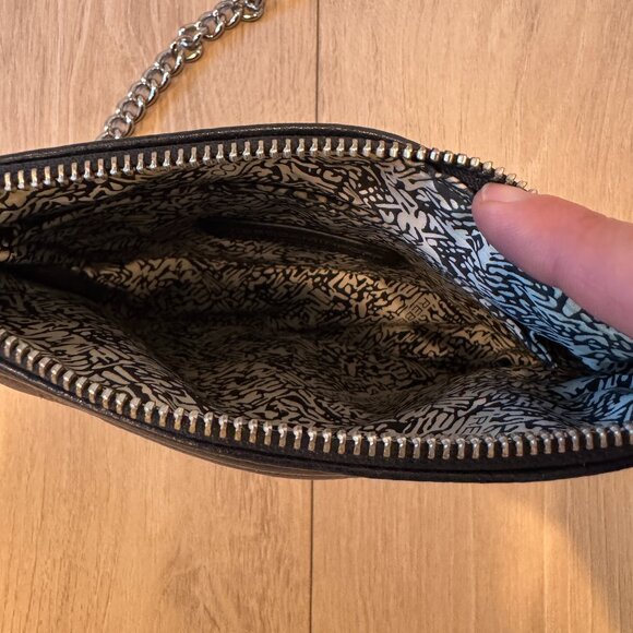 Rebecca Minkoff Purse Black Leather Mini MAC Silver Hardware Crossbody Bag Studs - Picture 9 of 9